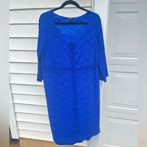 royal blue lace dress